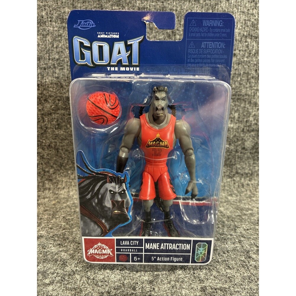 Jada Toys Mane Attraction GOAT The Movie Lava City Magma 5" Basketball Figure